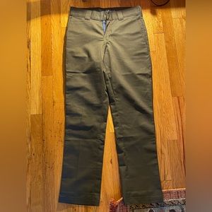 Mens Dickies Flex Pants- Dark Green
